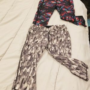 2 forever 21 leggings/yoga capris